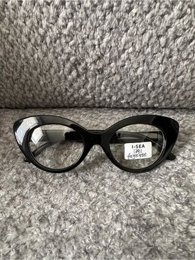 Black Cat Eye Clear Lens Fashion Glasses Retro Statement Eyewear New Unworn